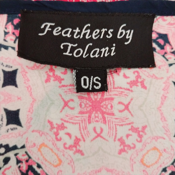 🔵BOGO FREE🔵 Feathers by Tolani Kimono Open Front One Size - Picture 6 of 6